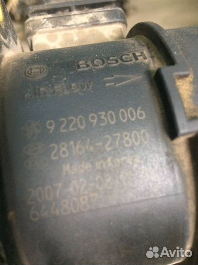 Датчик массового расхода воздуха дмрв Kia Sorento