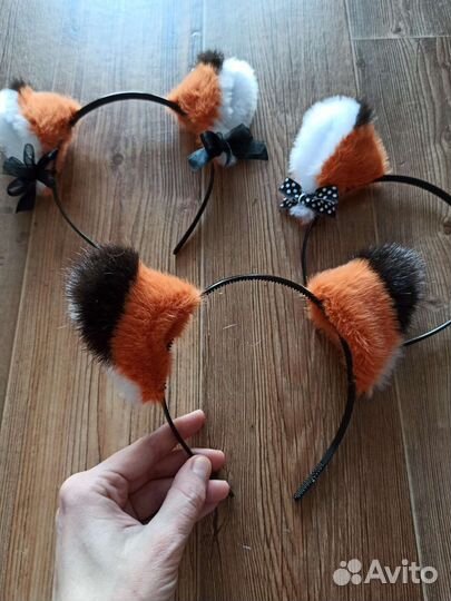 Ободок ушки лисы. Костюм лисичка