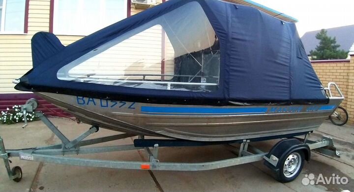 Моторная лодка мастер 450 с мотором Yamaha 55