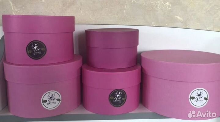 Коробка подарочная круглая