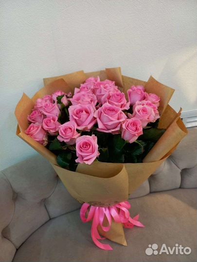 Цветы розы букет