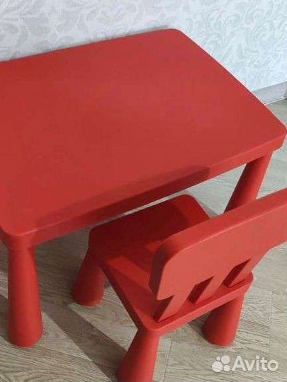 Стол и стулья IKEA маммут