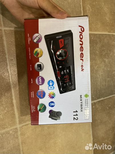Магнитола pioneer с блютусом новый