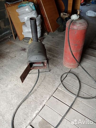 Печь буржуйка на пропане