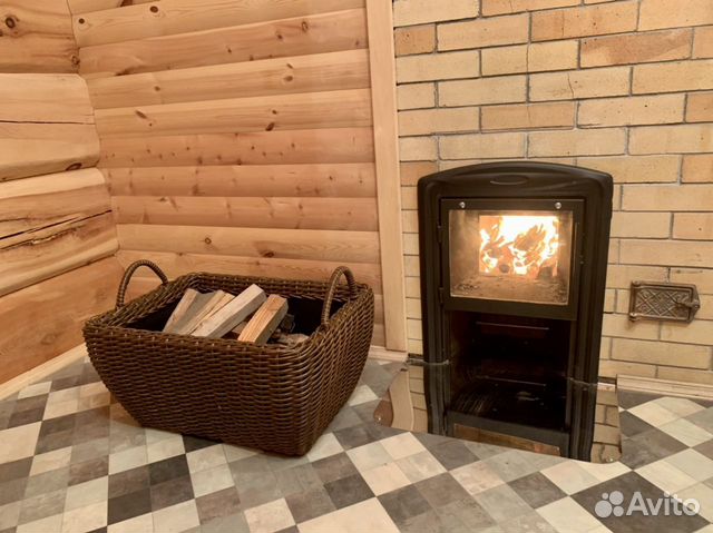 Дровница для камина, ротанг