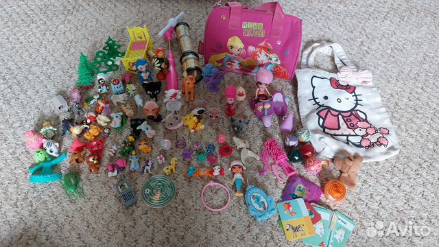 Игрушки пакетом для девочки
