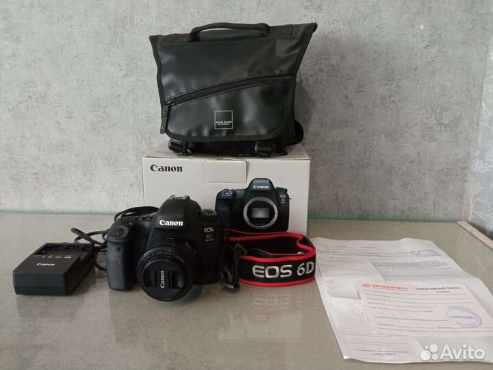 Зеркальный фотоаппарат canon 6d mark2