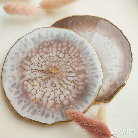 Подстаканники, костеры из эпоксидной смолы