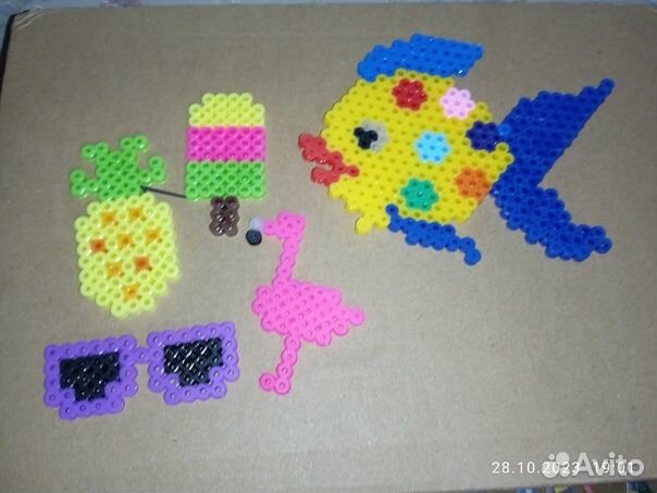 Игрушки из термо-мозайки