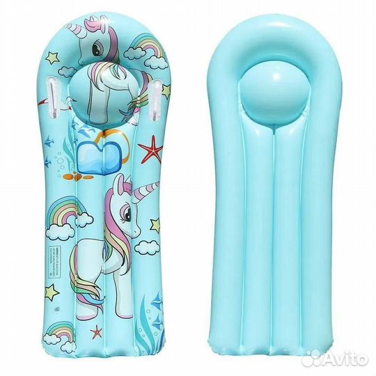 Матрас надувной для плавания с ручками 