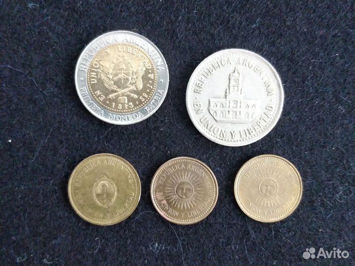 Набор монет Аргентины
