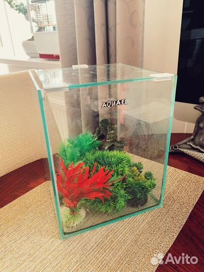 Aquael Aквариум (10 л) с множеством декора