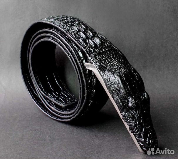 Ремень с головой крокодила