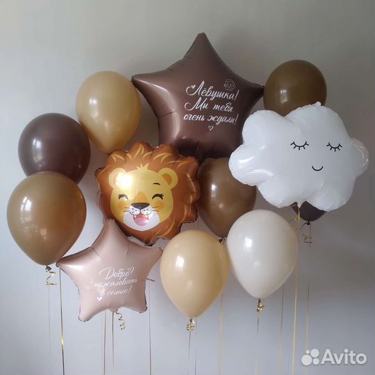 Воздушные шары на выписку из роддома