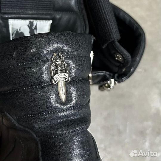 Кеды Rick Owens x Chrome Hearts geobasket