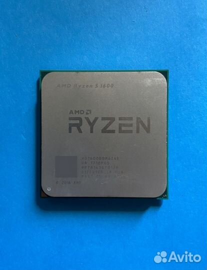 Процессор amd ryzen 5 1600 am4