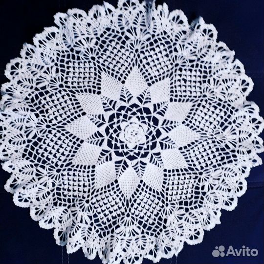 Новая скатерть на круглый столик