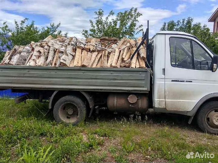 Дрова березовые колотые (Газель)
