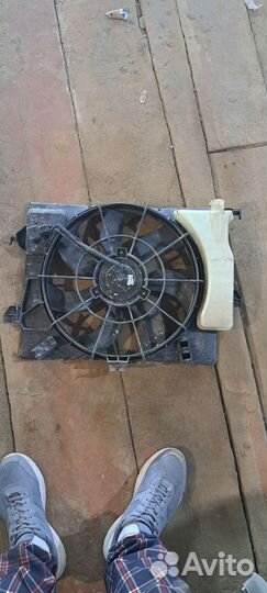 Кожух вентилятора киа рио 3