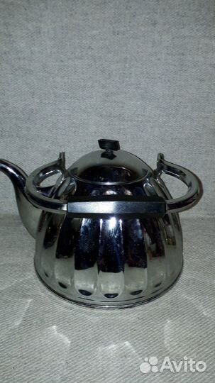 Мельхиоровый чайник мнц Кольчугино