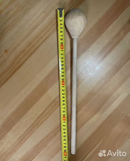 Деревянная ложка, кухонная утварь. 40 см