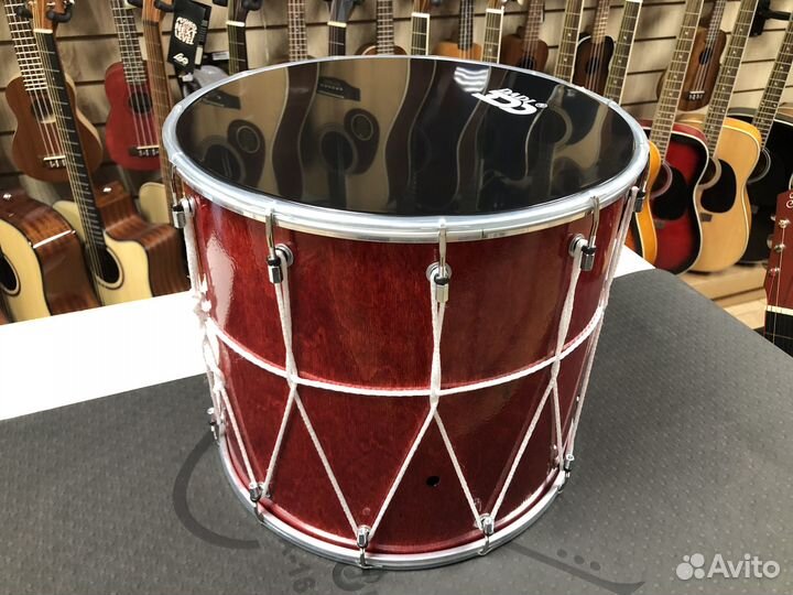 Барабан Кавказкий (дхол), красный 13