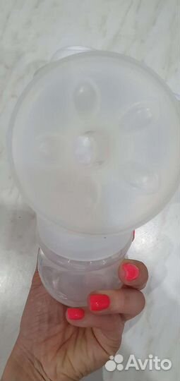 Молокоотсос ручной Avent с бутылкой