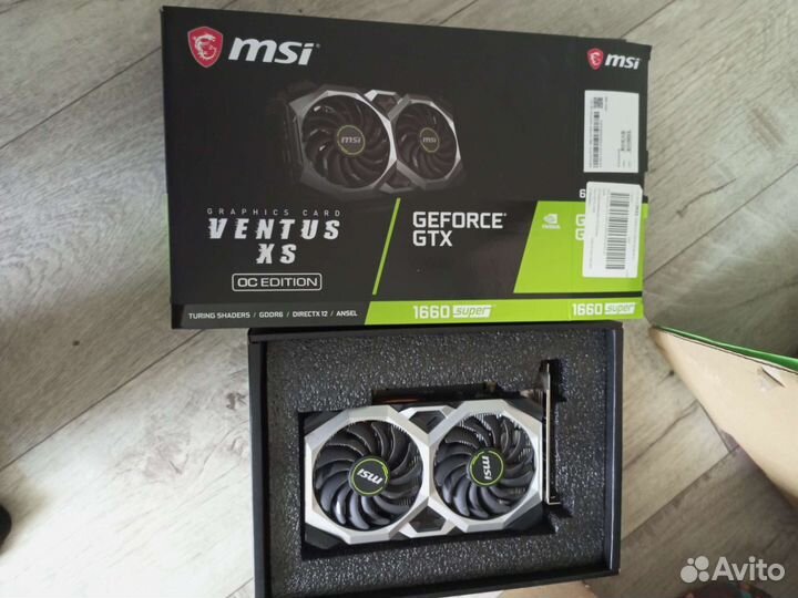 Видеокарта msi 1660 super 6gb