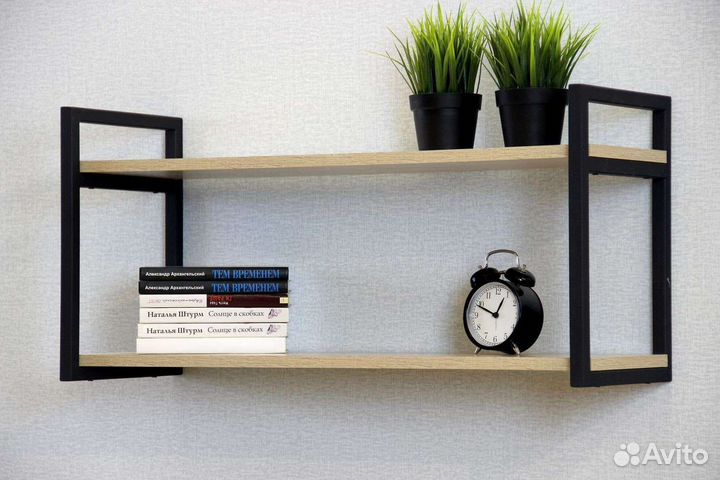 Полка настенная в стиле лофт