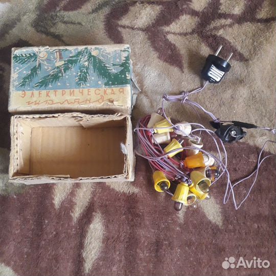 Елочная гирлянда СССР