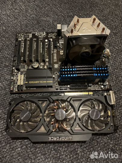 Комплект процессор i5 4670k видеокарта gtx 770