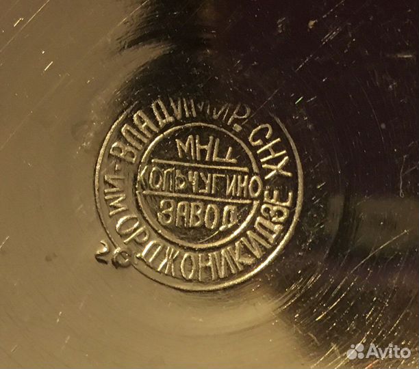 Стопки, чайник мельхиор