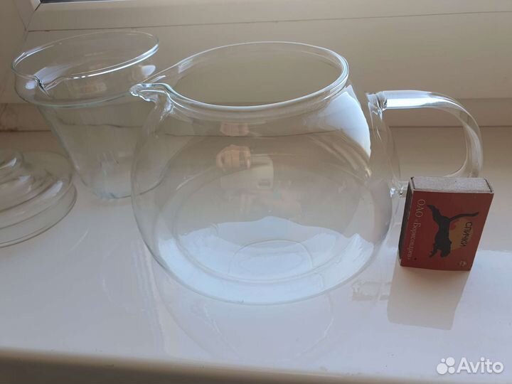 Чайник заварочный стеклянный