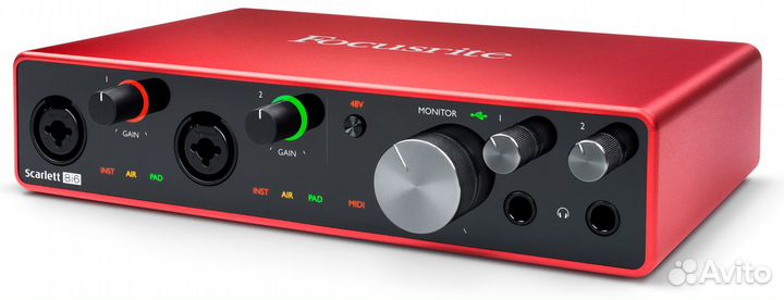 Focusrite Scarlett 8i6 3rd Gen Новая Гарантия