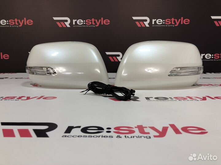 Крышка зеркала Toyota Land Cruiser 200 12-21 Бел