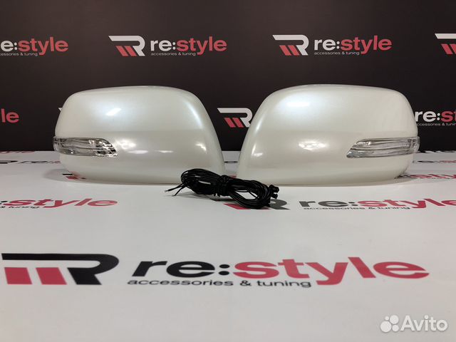 Крышка зеркала Toyota Land Cruiser 200 12-21 Бел