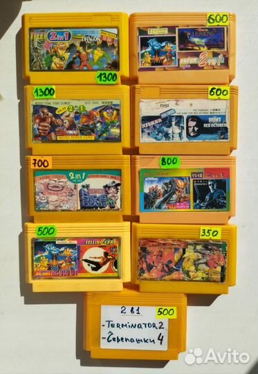 Катриджи, кассеты денди карикатуры dendy