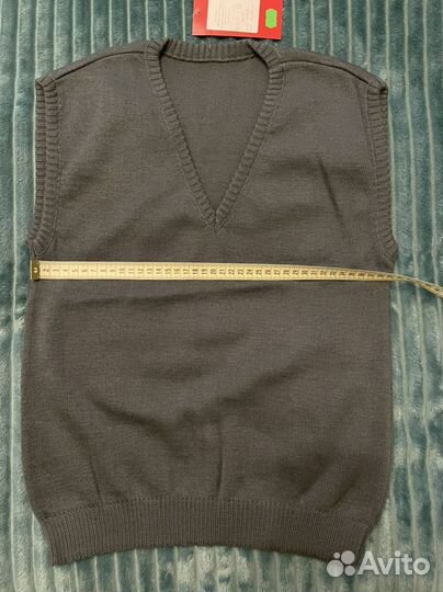 Жилет школьный серый