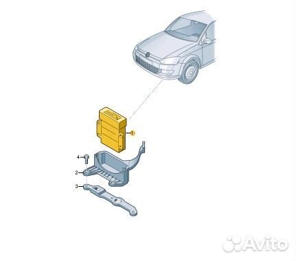 Блок управления АКПП Volkswagen Polo CWV 813497