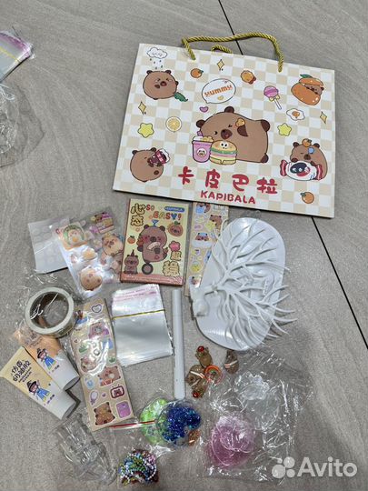 Подарок для девочки капибара набор для творчества