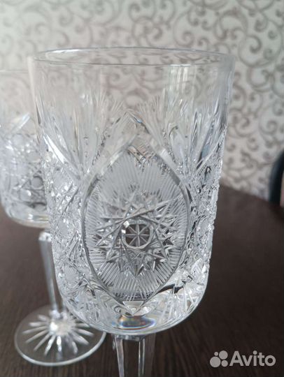 Хрустальные фужеры 20см