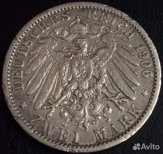 2 марки 1906 года, Пруссия, Германия