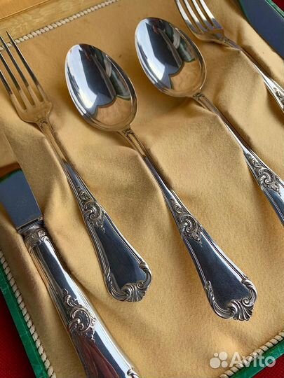 Набор столовых приборов серебро/приборы серебро