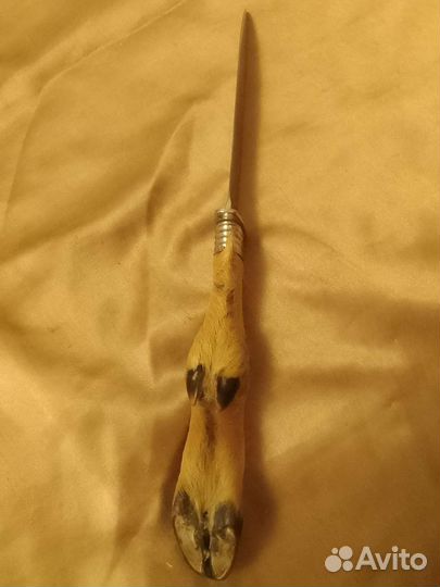 Нож охотничий козья ножка бу без чехла