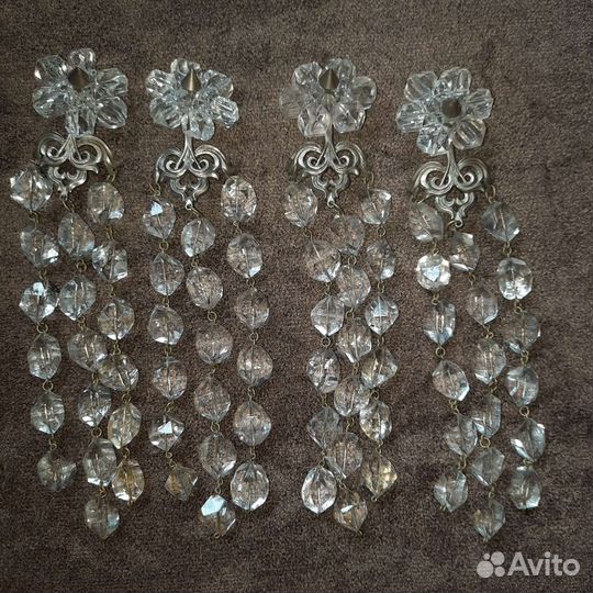 Хрустальные подвесы для люстры