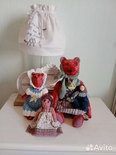 Мишки Тедди ручная работа, авторская кукла