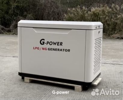 Генератор газовый 9 кВт G-power с постоянным подог