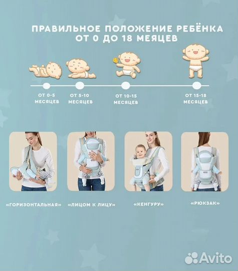 Рюкзак-переноска для детей Aixintu