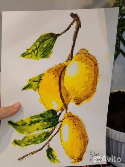 Картина Лимоны