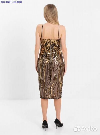 Новогоднее платье с пайетками (Арт.14595)